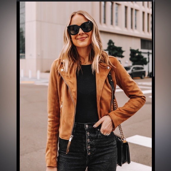 Abercrombie & Fitch Suede Jacket - Picture 2 of 7